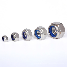 Stainless Steel Hex Nylon Locking Nuts